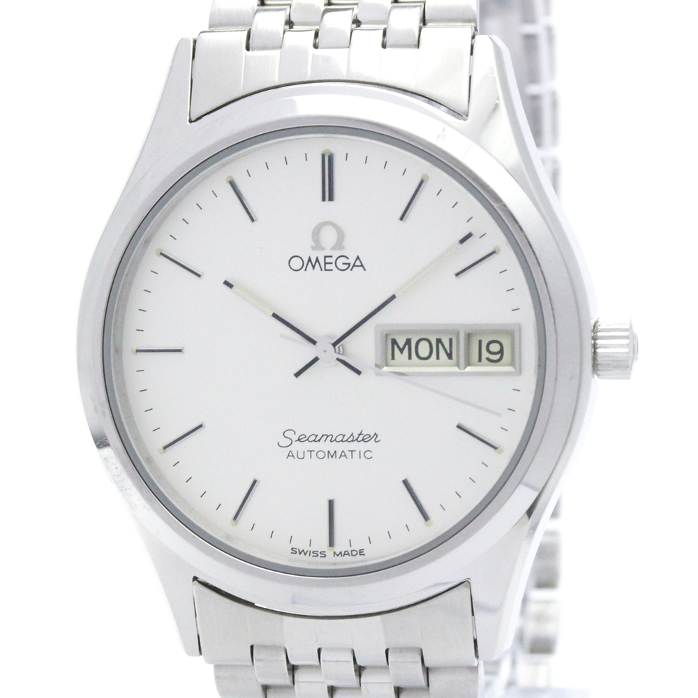 Polished OMEGA Seamaster Day Date Cal 1020 Steel Mens Watch 166.0279 Vintage